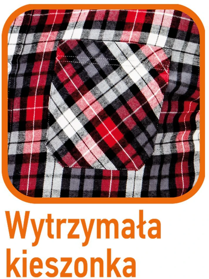 Koszula Raudoni, juodi ir balti languoti flaneliniai marškiniai, XL dydis