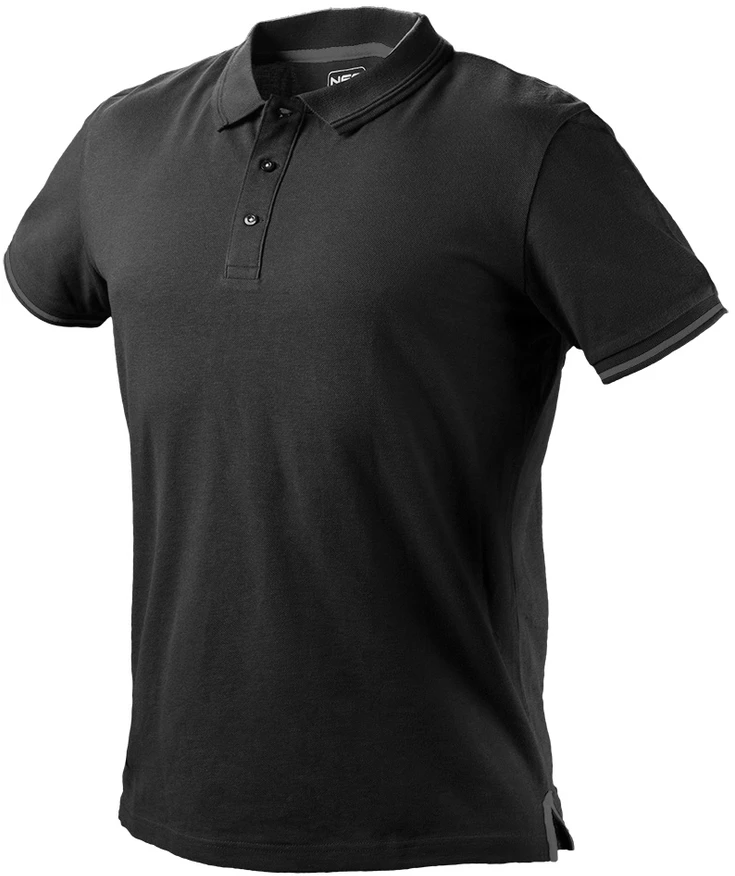 Koszulka Marškinėliai Džinsiniai polo marškinėliai, juodi, XXXL dydis