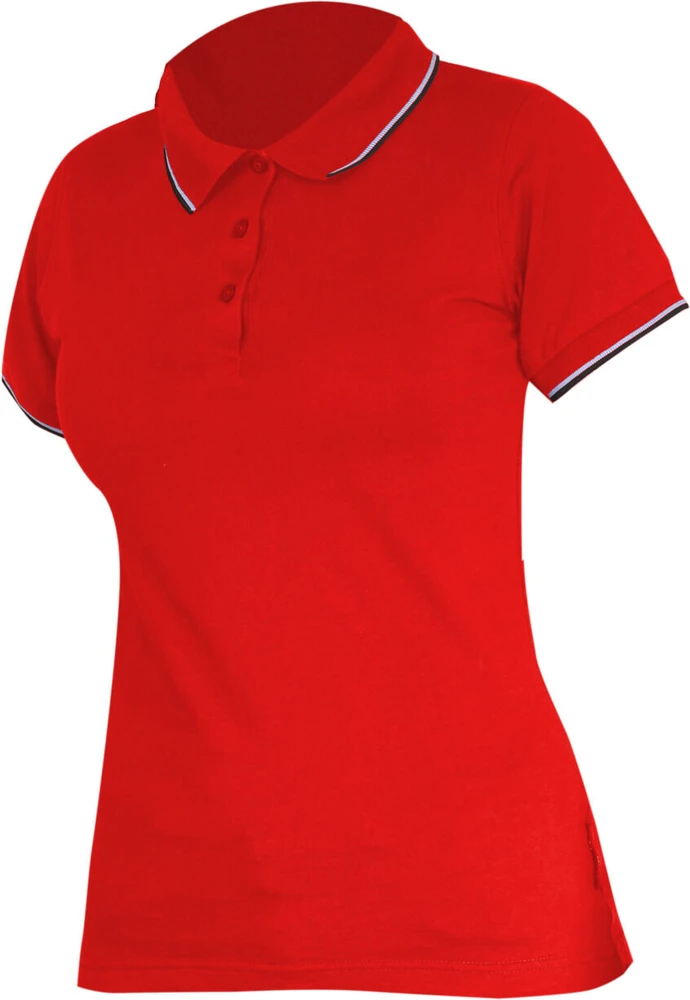 Lahti Pro Marškinėliai Moteriški polo marškinėliai 190g/m2, raudoni, "s", ce, Lahti