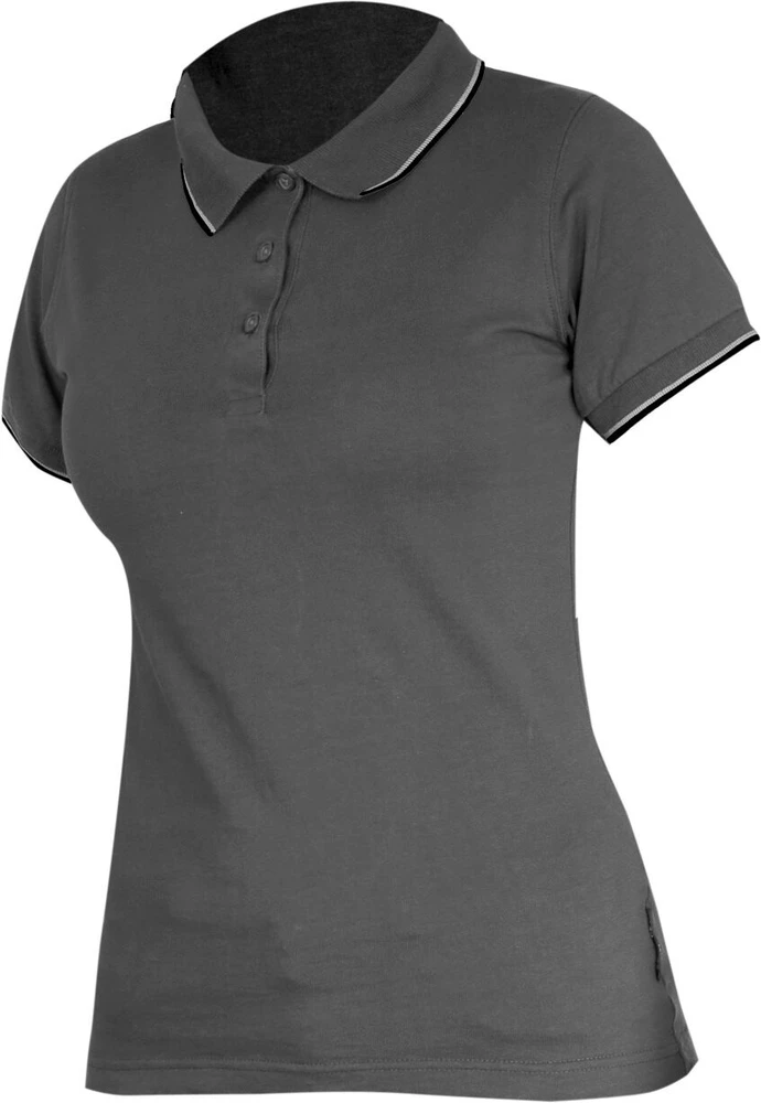 Lahti Pro Marškinėliai Moteriški polo marškinėliai 190g/m2, pilki, "m", ce, Lahti