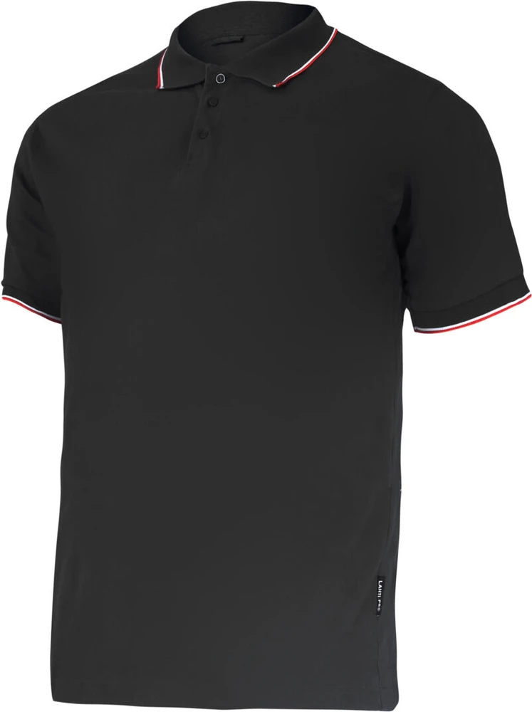 Lahti Pro Marškinėliai Polo marškinėliai 190g/m2, juodi, "xl", ce, Lahti