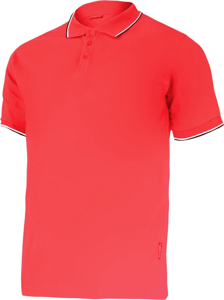 Lahti Pro Marškinėliai Polo marškinėliai 190g/m2, raudoni, "l", ce, lahti