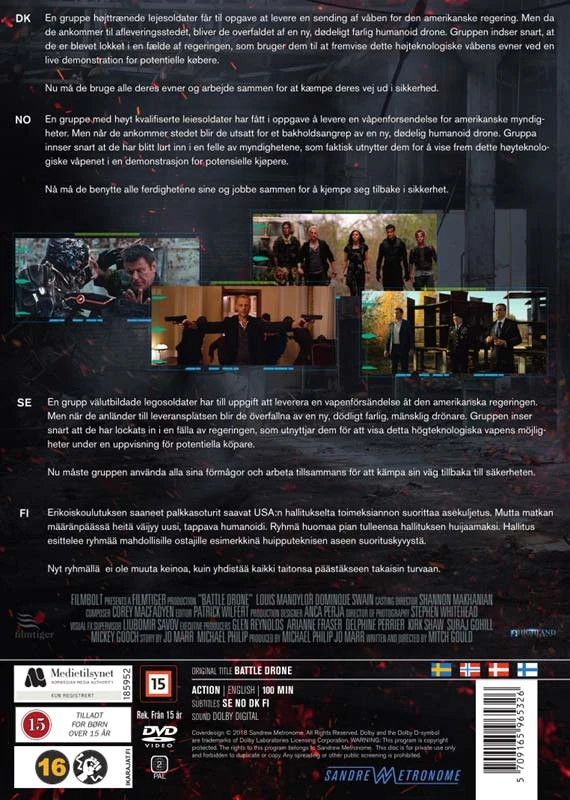 Kovos dronas – žmogus prieš mašiną DVD