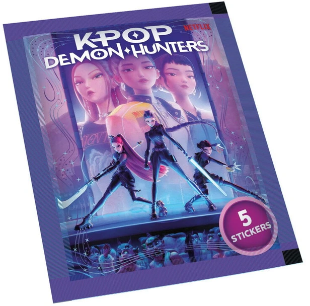 Kpop Demon Hunters K-POP DEMON HUNTERS kolekciniai lipdukai, 5vnt., KPSTICKER-2026