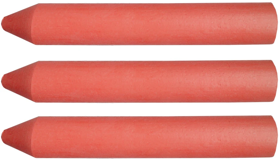 Kreda Raudona techninė kreida, 13 x 85 mm, 3 vnt.