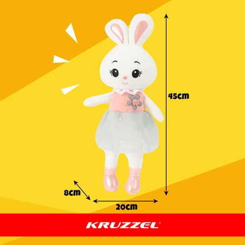 Bunny stuffed animal 45cm Kruzzel 26761