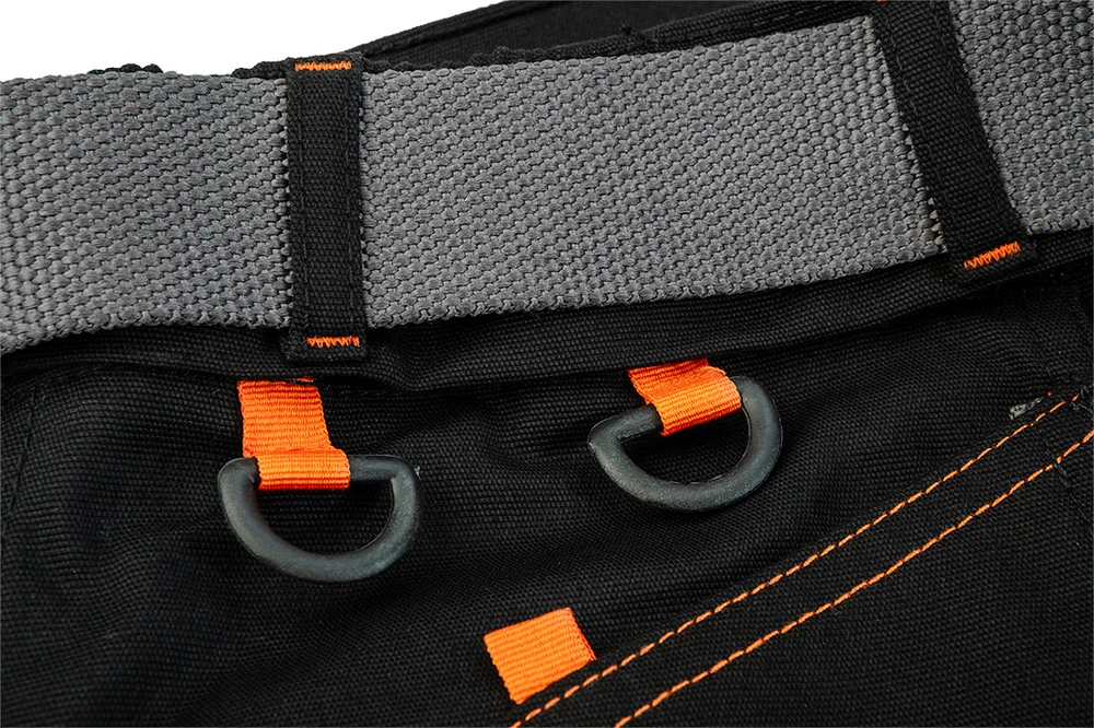 Krótkie HD Slim darbo šortai, su diržu, XXXL dydis