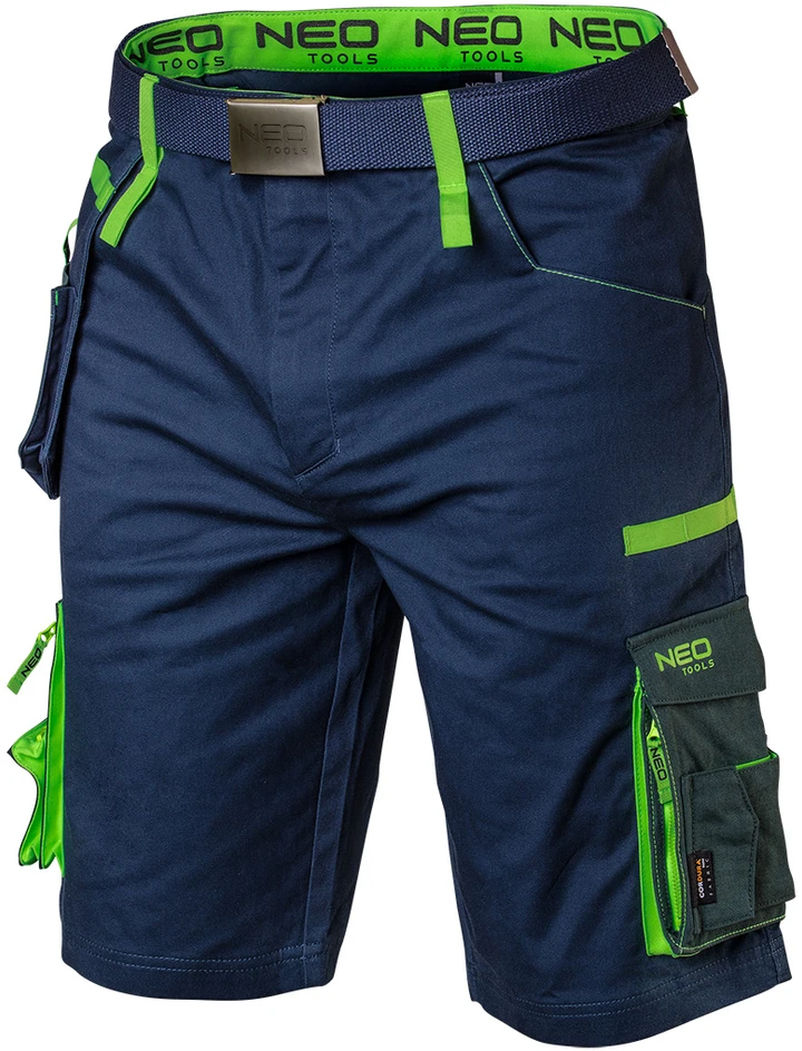 Neo Tools Krótkie PREMIUM šortai, 62% medvilnės, 35% poliesterio, 3% elastano, XXXL dydis