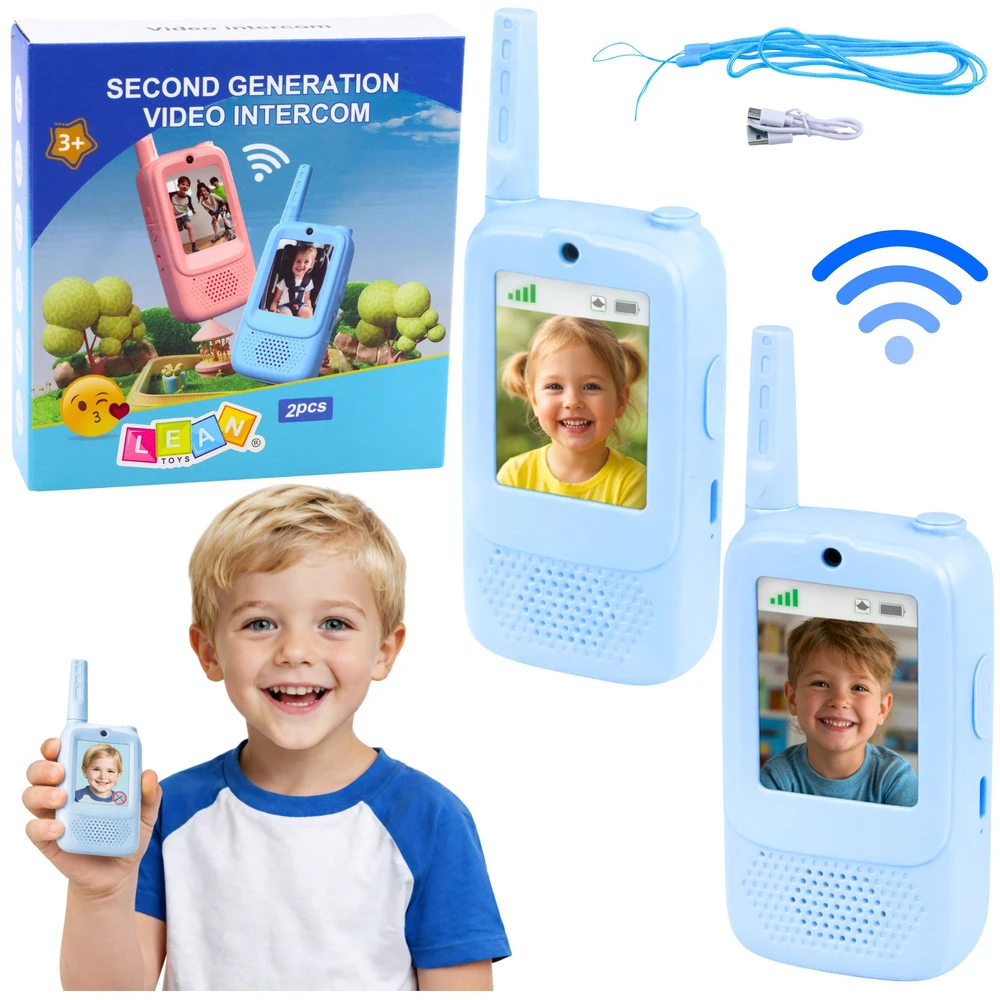 Lean Toys Racijos mėlynos 2 vnt.