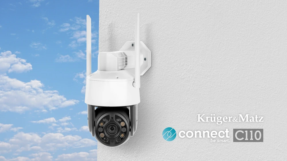 Kruger & Matz Connect C110 Tuya lauko Wi-Fi kamera