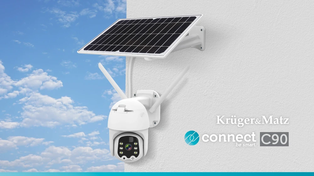 Lauko Wi-Fi kamera Kruger & Matz Connect C90 Solar