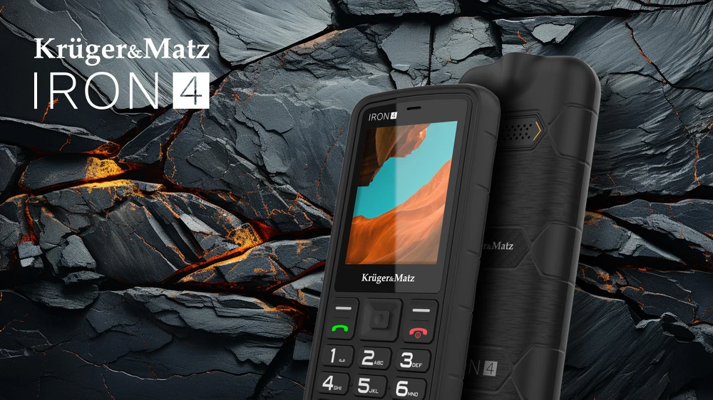 Kruger & Matz IRON 4 4G telefonas