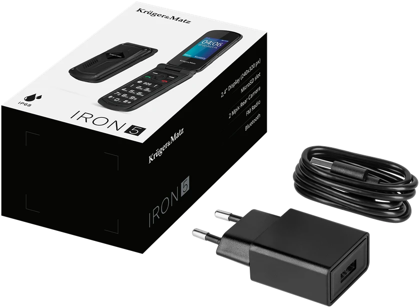 Kruger & Matz IRON 5 Flip 4G telefonas