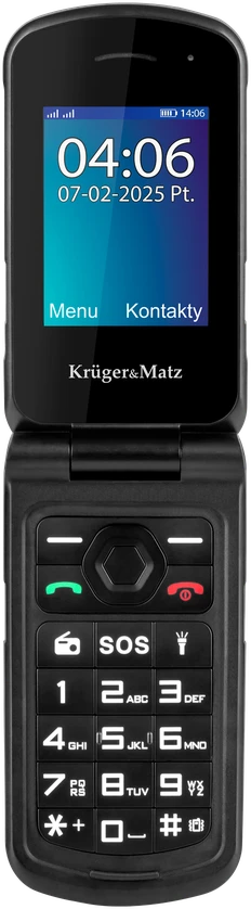 Kruger & Matz IRON 5 Flip 4G telefonas
