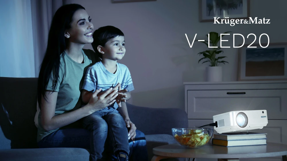 LED Projektorius Kruger & Matz V-LED20 (KM0370-FHD)