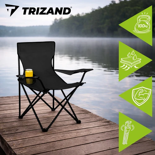 Trizand Juoda žvejybos kėdė K23673