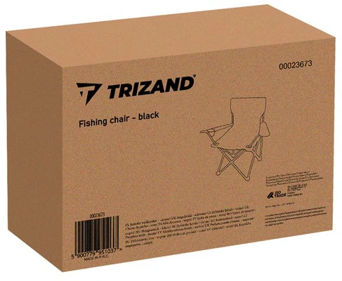 Trizand Juoda žvejybos kėdė K23673