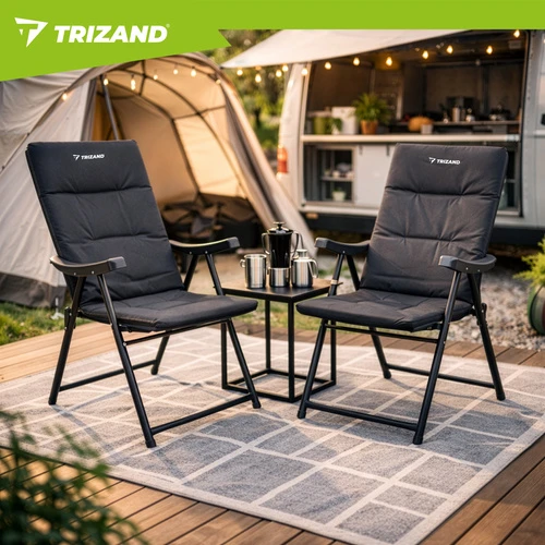 Kempingo kėdės 59x70x91cm - 2 vnt. Trizand