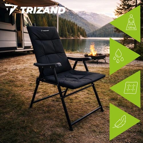 Kempingo kėdės 59x70x91cm - 2 vnt. Trizand