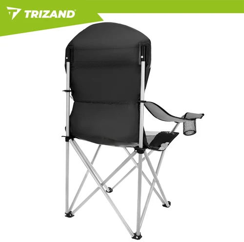 Trizand Juodas ir pilka žvejybos kėdė