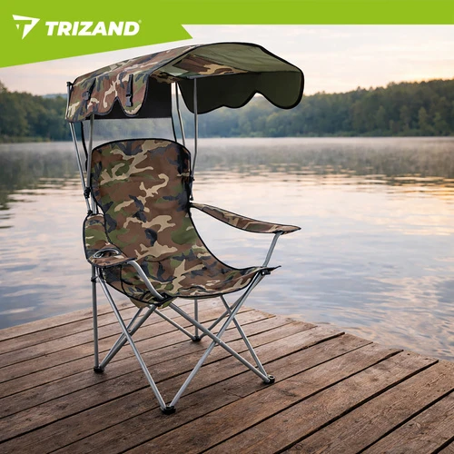 Trizand „Panama“ maskuojamojo rašto žvejybos kėdė