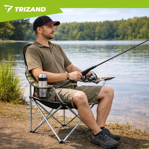 Trizand „Panama“ maskuojamojo rašto žvejybos kėdė