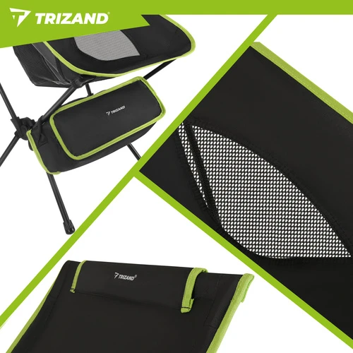Fishing chair 41x52x86cm juodas Trizand