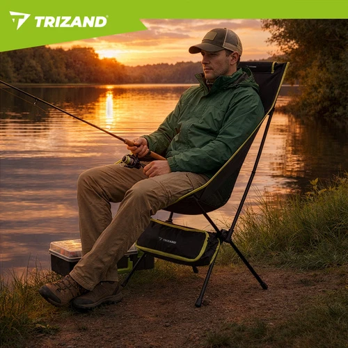 Fishing chair 41x52x86cm juodas Trizand