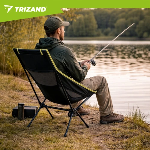 Fishing chair 41x52x86cm juodas Trizand