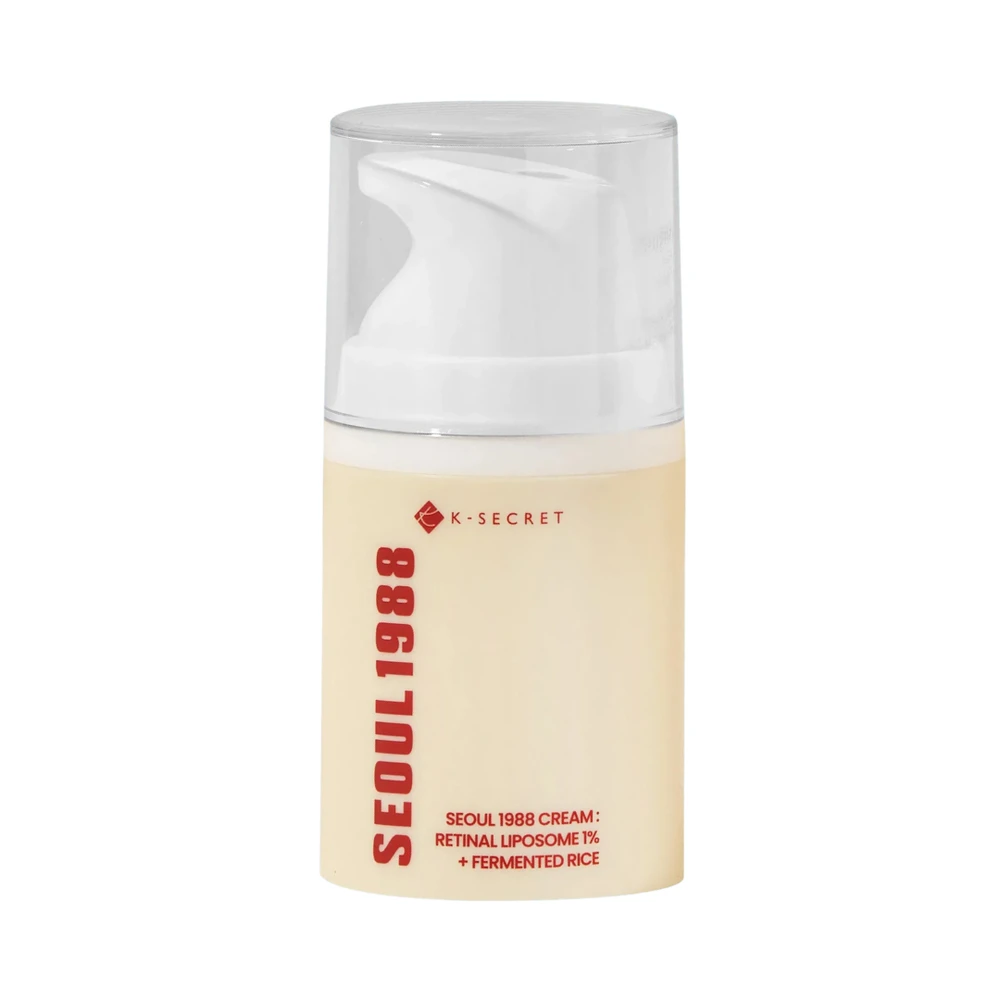 K-Secret Seoul 1988 Face Kreminis Retinal Liposome 1% + Fermented Rice veido kremas, 50 ml