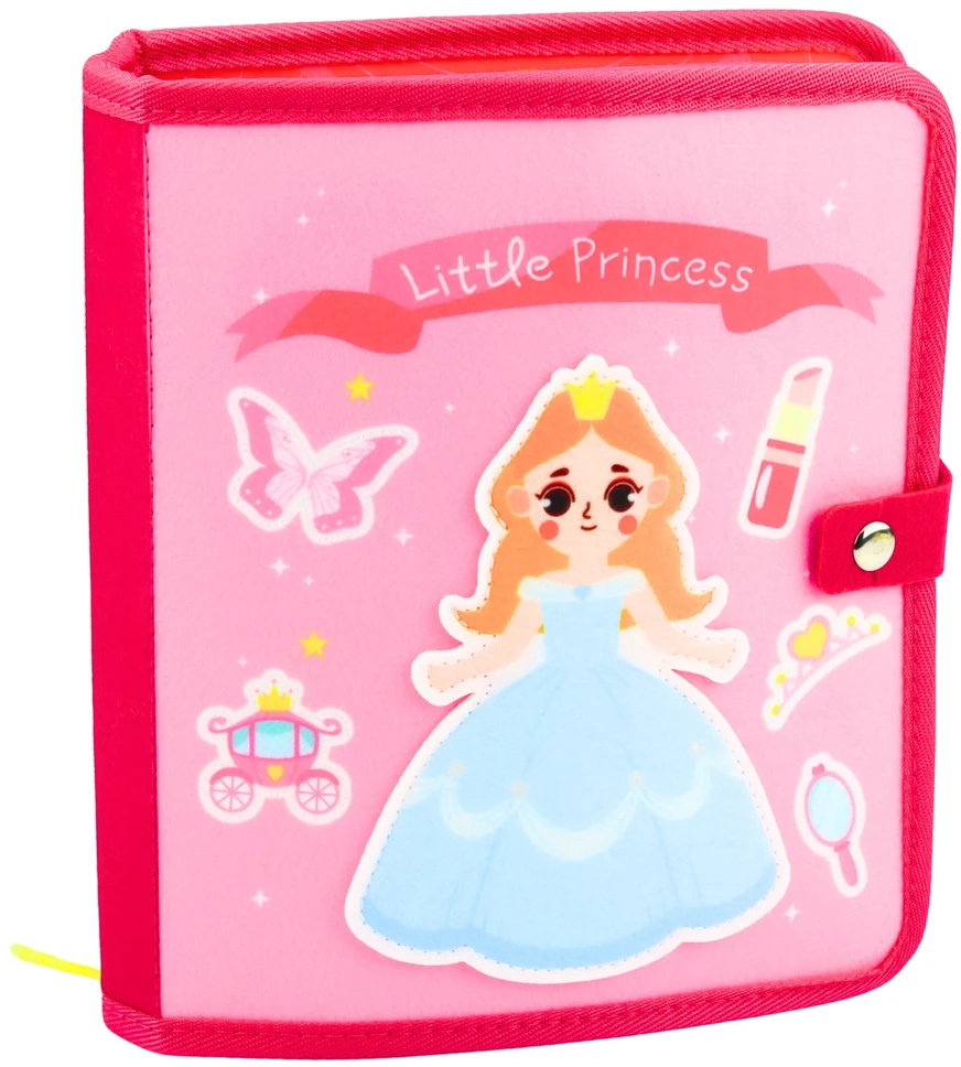 Lean Toys Sensorinė knyga rožinė