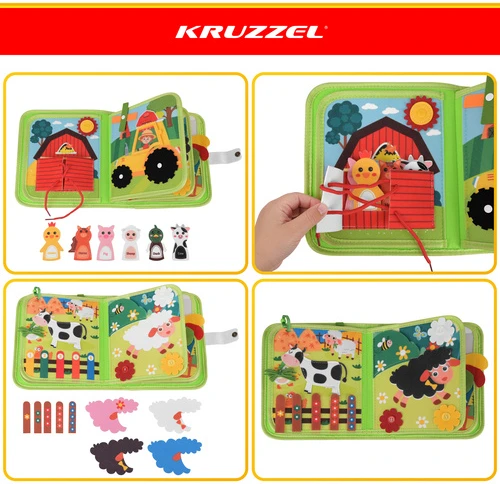 Manipulative book - Kruzzel farm