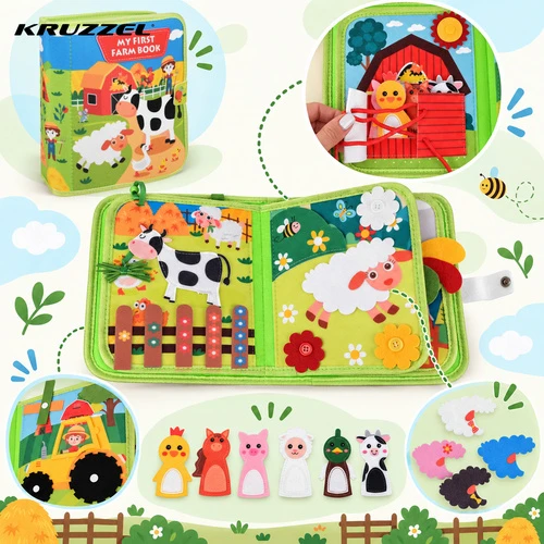 Manipulative book - Kruzzel farm
