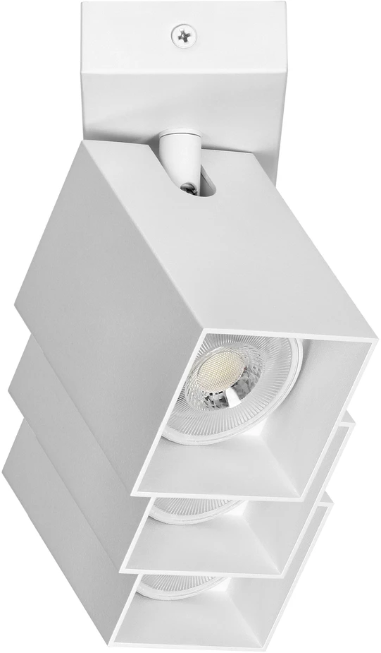 Orno KUBAR SP 3, sieninis-lubinis šviestuvas, 3xGU10, IP20, baltas