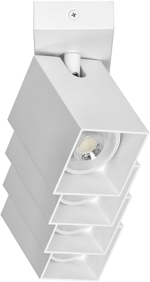 Orno KUBAR SP 4, sieninis-lubinis šviestuvas, 4xGU10, IP20, baltas