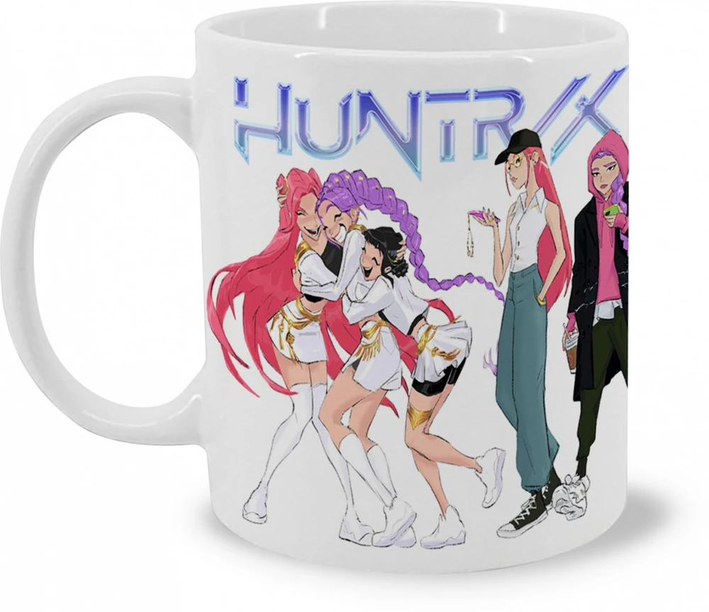 K-pop Demon Hunters Puodelis Keraminis puodelis 325 ml K-pop demonų medžiotojai huntrix