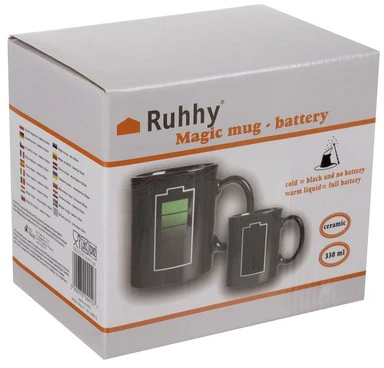 Magiškas puodelis - baterija 330ml Ruhhy 22103