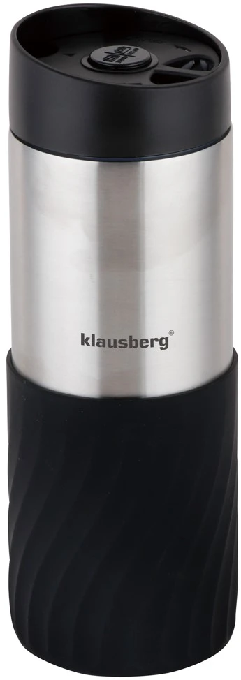Puodelis Terminis puodelis, juodas, 420 ml, Klausberg