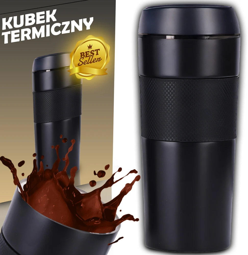 Kubek Terminis puodelis ThermoGrip, 400ml
