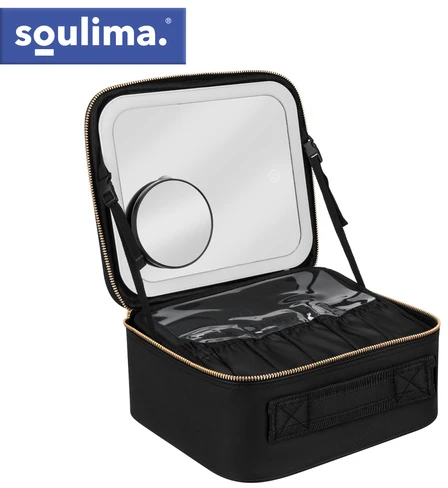 Kuferek Soulima 27236 LED kosmetinis dėklas su veidrodėliu