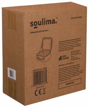 Kuferek Soulima 27236 LED kosmetinis dėklas su veidrodėliu