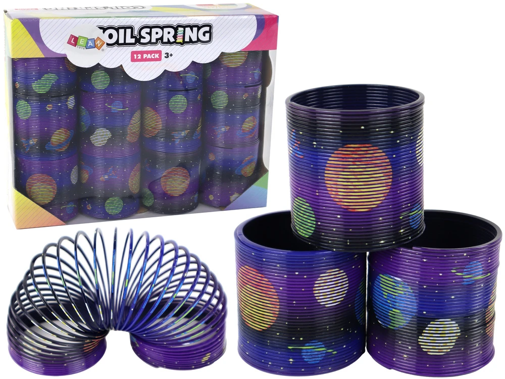 Žaislas spiralė Lean Toys Planetos, 6 cm
