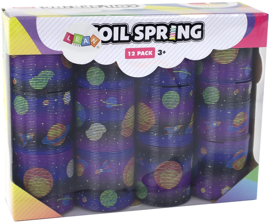 Žaislas spiralė Lean Toys Planetos, 6 cm