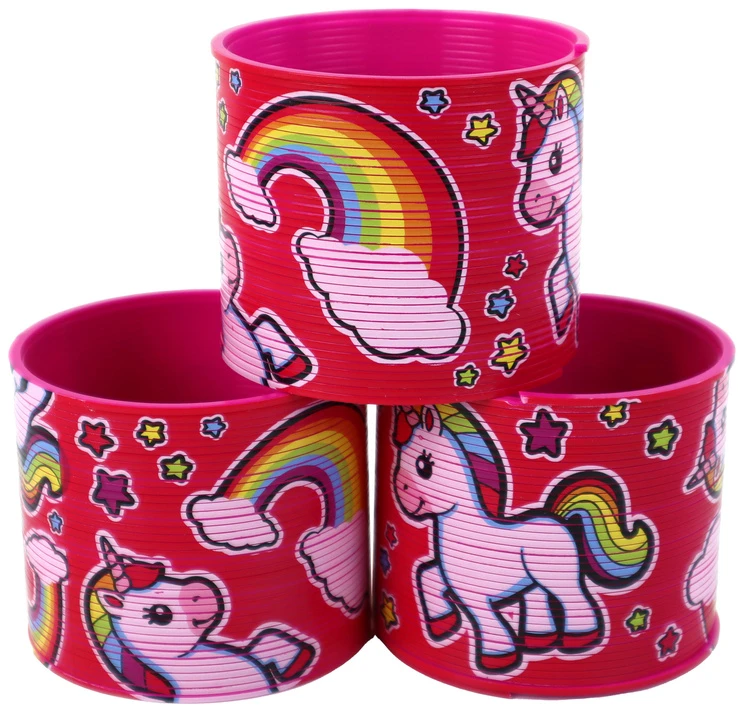 Žaislas spiralė Lean Toys Vienaragis, 6 cm