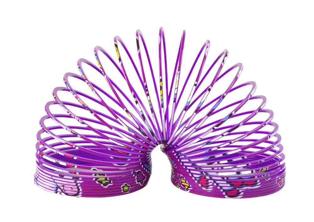 Žaislas spiralė Lean Toys Vienaragis, 6 cm