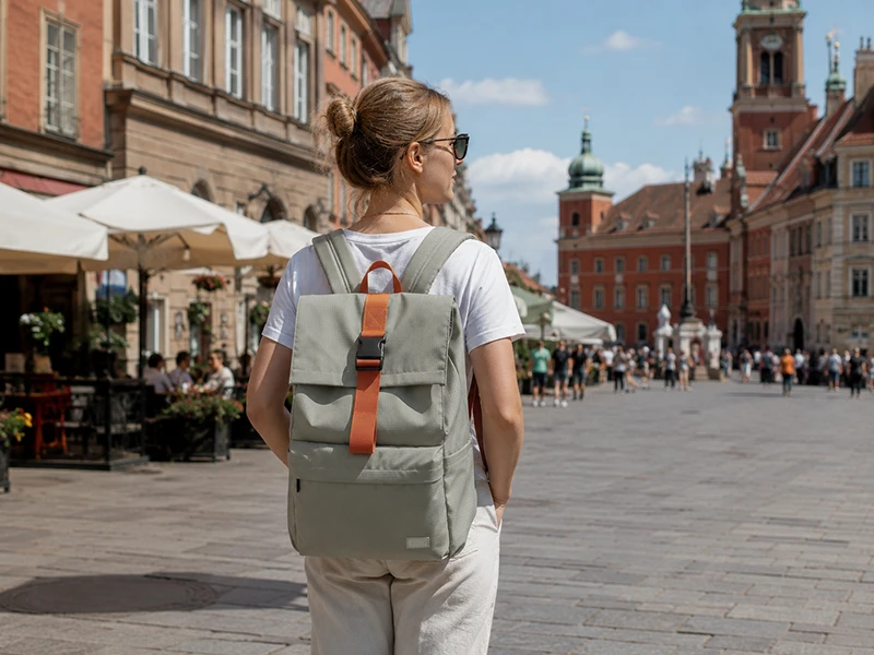 Plecak Kuprinė „Tracer Twist“ sidabrinė 15,6 colio nešiojamojo kompiuterio kuprinė