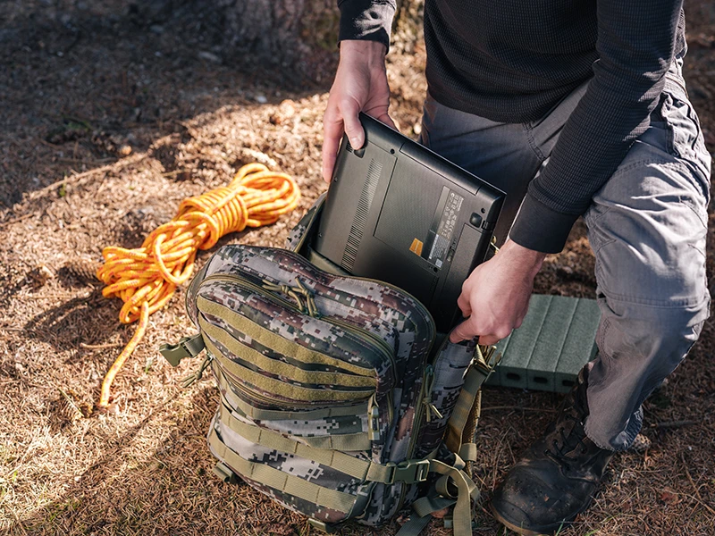 Kuprinė 16 colių „Tracer Evo Camo 25L“ ekspedicinė kuprinė