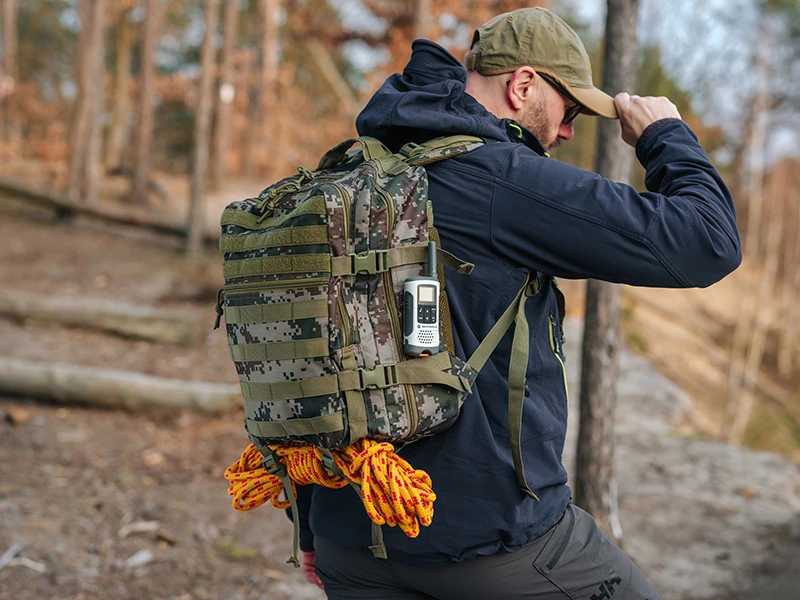 Kuprinė 16 colių „Tracer Evo Camo 25L“ ekspedicinė kuprinė