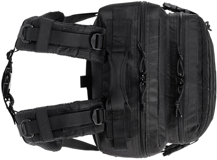 Kuprinė 16 colių „Tracer Evo“ juoda 25 l talpos ekspedicinė kuprinė