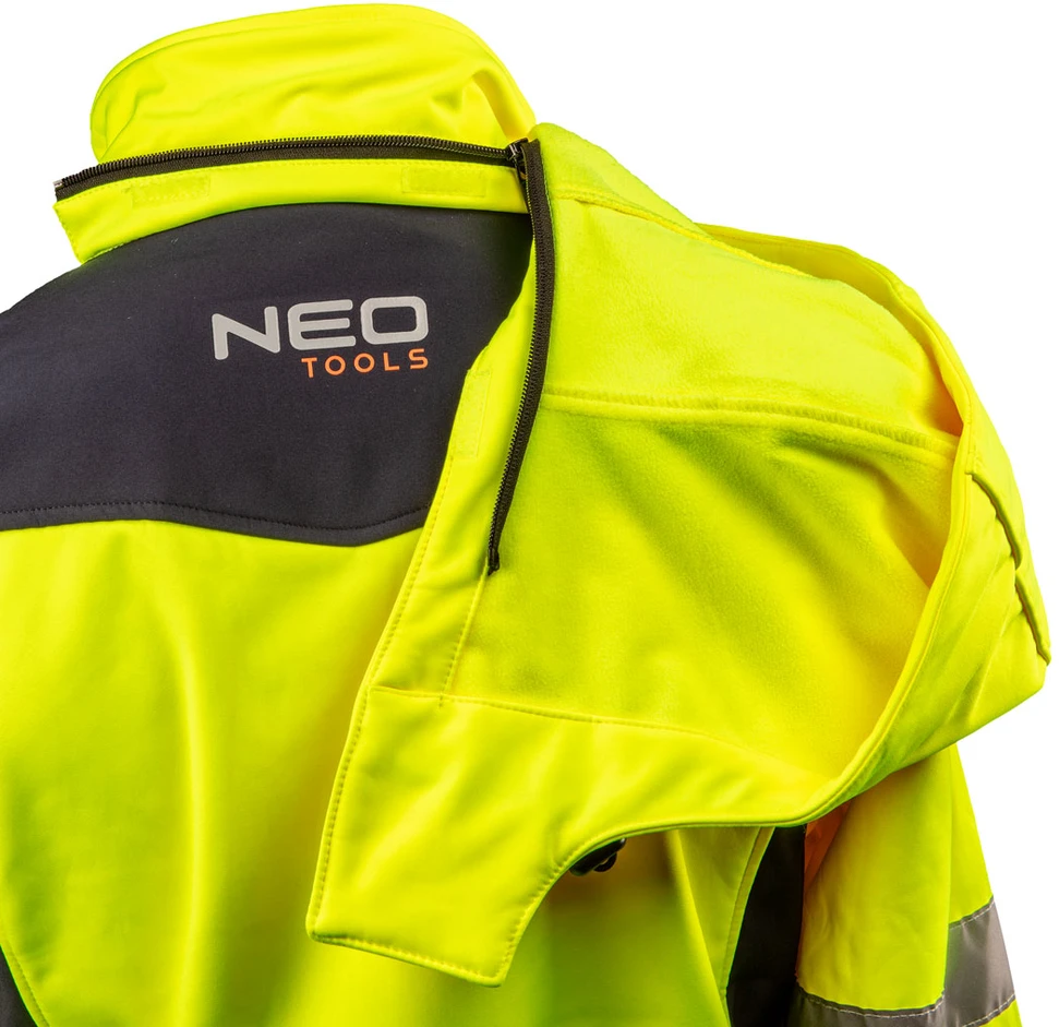 Neo Tools Darbinė striukė, SOFTSHELL, ryškiai geltona L / 52, L